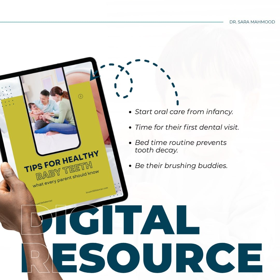 Digital Guide – How to Care For Baby Teeth